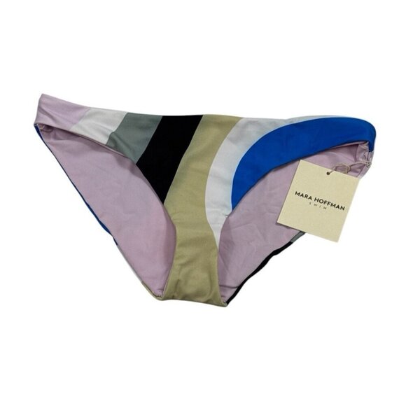 Mara Hoffman Women's M ZOA Sage Swim Bikini Bottom Sage Multi NWT UPF50+  9290 - Picture 2 of 15